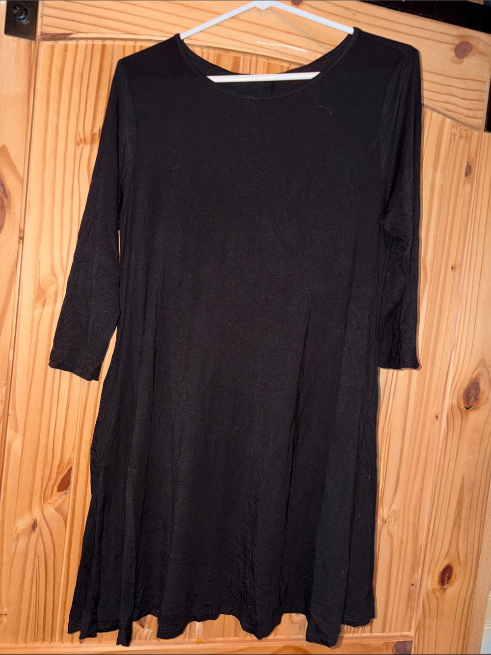 Size juniors xl tunic dress be yelete black